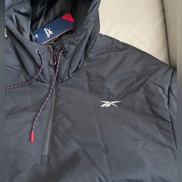 NWT - Reebok Men’s Thermowarm+Graphene Technology Padded Quarter Zip Jacket- XXL - Picture 7 of 12